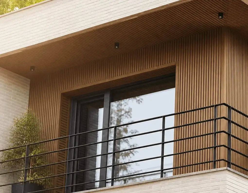 Decorra WPC architectural wall cladding project