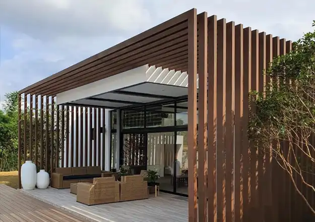 WPC Louvers and Privacy Screens by Decorra