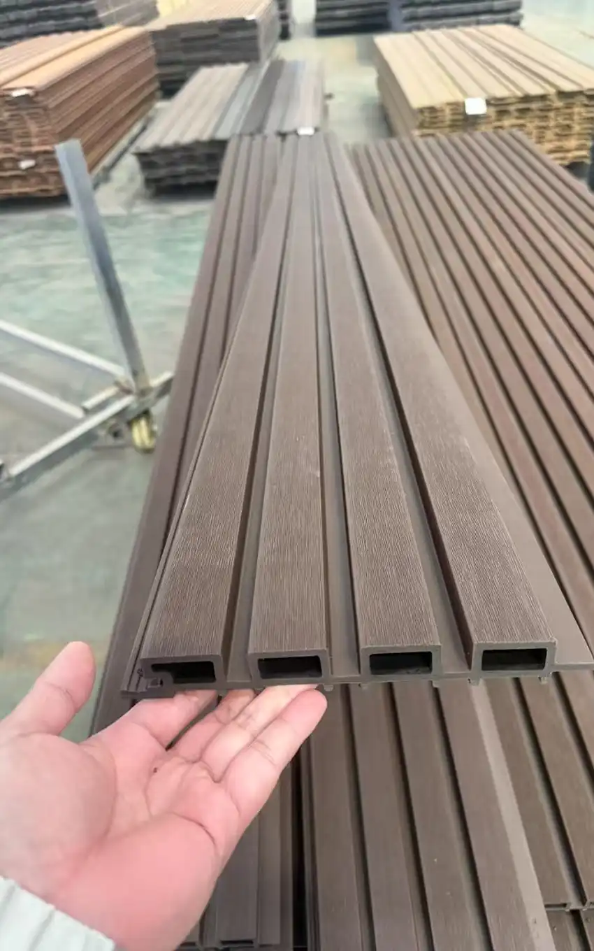 WPC material texture and finish